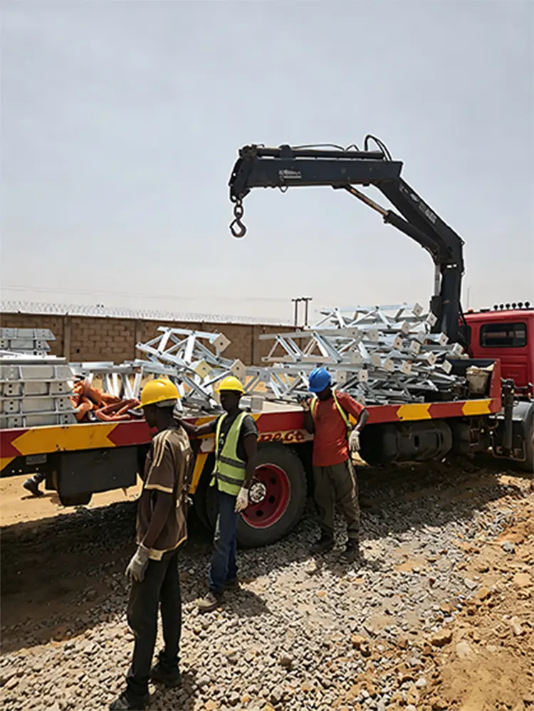 Dul Chun Cinn ar an Láthair do Thionscadal Fostáisiúin 330kV Zaria na Nigéire